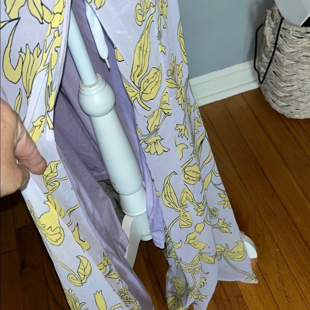 Lulu's Yellow Floral Backless Maxi Dress - Picture 4 of 8